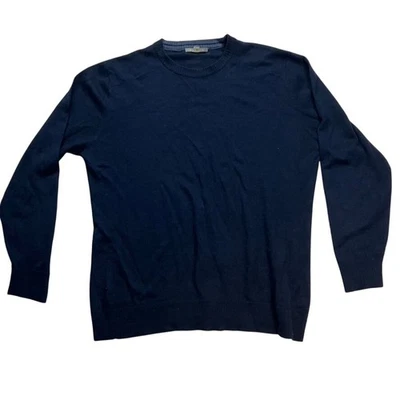 Smartwool Mens Crew Neck Merino Wool Blend Sweater Navy Blue Size XL - Image 1 of 4