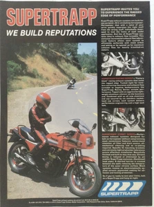 1984 Kawasaki Supertrapp Vintage Print Ad GPZ1100 ZX1100A GPZ750 ZX750A - Picture 1 of 3