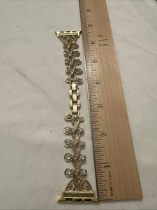 Bracciale Donna, Cinturino Tono Oro Bling per Apple Watch 40mm/41mm - Foto 1 di 8
