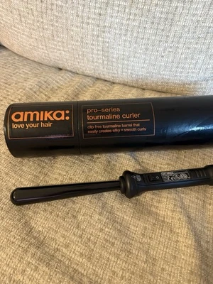 Amika Pro-Series Tourmaline Clip-Free Curler (with Original Box) - Image 1 of 4