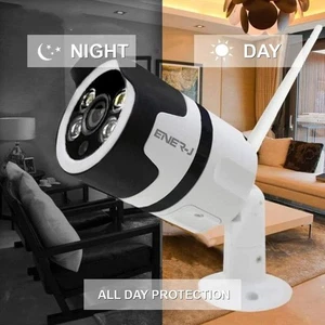 Outdoor CCTV WIFI Wireless Camera With Night Vision 720P 2 Way Audio - Picture 1 of 9
