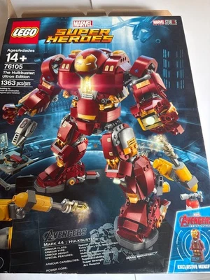 LEGO 76105 Hulkbuster Ultron Edition - Built w/ Box Manual - NO Minifig - Image 1 of 4