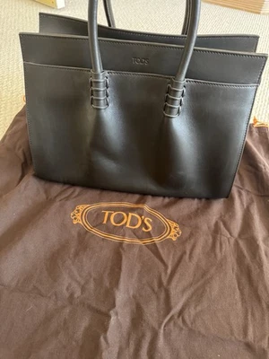 Tod's Casual Street Style Leather Tote Bag - Dark Grey - great condition!  - Image 1 of 4