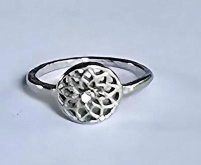 ANILLO CELTIC DARA NUDO CIRCONITA CALIDAD ACENTO TITANIO FOREVER WEAR PLATA NUEVO TALLA 7 Foto 1 de 4