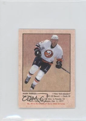 2002-03 ITG Parkhurst Retro Minis Mark Parrish #49 - Image 1 of 2