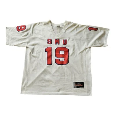 Vintage Adidas True School SMU #19 Dickerson Jersey 2XL Size 54 Korea - Image 1 of 4