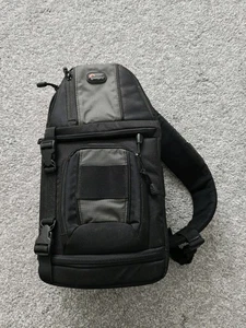 Lowepro Slingshot 102AW Cross Shoulder Camera Bag Backpack Grey Black - Picture 1 of 8