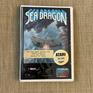 Sea Dragon di Adventure International (AI) per Atari 1982 nastro 16k - Foto 1 di 3