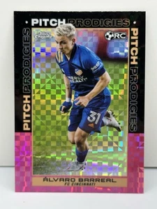 2021 Topps Chrome MLS Pitch Prodigies Pink X-Fractor Alvaro Barreal ROOKIE RC - Picture 1 of 2