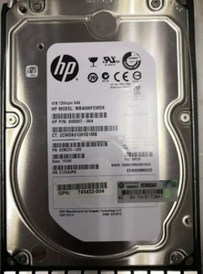 HP 743405-001 695507-004 743432-004 4TB 7.2K 3.5 Hard Drive HDD - Afbeelding 1 van 2
