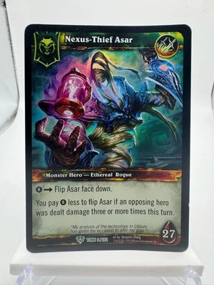 World of Warcraft TCG Tomb Foil Hero Nexus-Thief Asar - Image 1 of 2