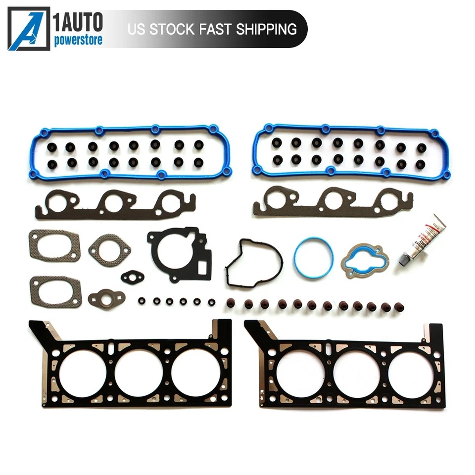 Juego de juntas de culata para Chrysler Pacifica Dodge Volkswagen Routan 2004-2010 3,8 L Foto 1 de 4