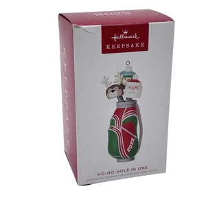 Hallmark 2022 Ho-Ho-Hole in One Weihnachtsschmuck Neu mit Box Künstler Tom Best - Bild 1 von 4