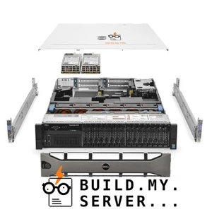 Dell PowerEdge R730 Server 2.30Ghz 36-Core 192GB RAM 16x 1.6TB SAS SSD Rails - Picture 1 of 5
