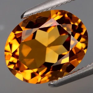 Color Deslumbrante 2.12Ct. 100% Natural Amarillo Citrino Brasil ¡Completamente Brillante y LIMPIO! - Imagen 1 de 4