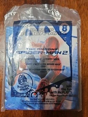 2014 McDonald's Amazing Spider-Man 2 Happy Meal Toy #8  Spidey Activity Book New - Image 1 of 2
