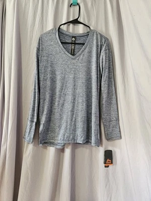 Top RBX para mujer manga larga cuello en V activo/entrenamiento nuevo con etiquetas (S) Foto 1 de 4