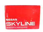 Nissan Skyline R31 Owners Manual Model R31 Series Great Condition