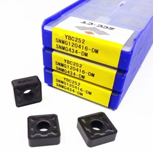 10 piezas SNMG120416-DM YBC252 SNMG434-DM Original ZCC.CT CNC hoja inserciones de carburo - Imagen 1 de 2