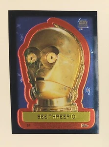 1999 Topps Star Wars Chrome Archives See-Threepio C-3PO Double Chromium Card #D7 - Picture 1 of 7