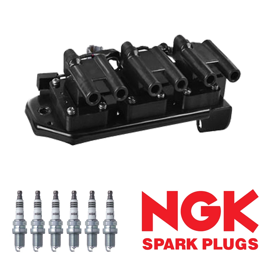 Ignition Coil & NGK Iridium Spark Plug for Kia Optima Hyundai Sonata 2.7L UF284 - Image 1 of 4
