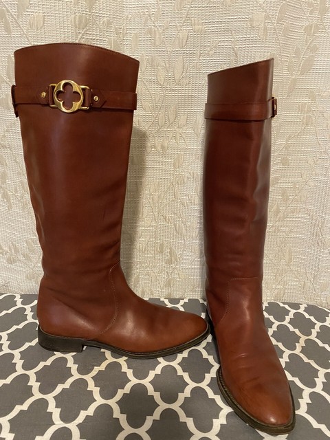 Leather boots Louis Vuitton Brown size 9 UK in Leather - 15249804