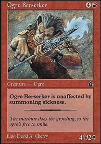Ogre Berserker ~ Near Mint Portal 2: the Second Age MTG Magic UltimateMTG Red Ca - Image 1 of 1