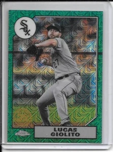 2022 Topps Series 2 .LUCAS GIOLITO (White Sox) #T87C2-81 *GREEN ICE*  #13/99 - Picture 1 of 3