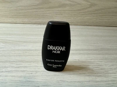 DRAKKAR NOIR Eau De Toilette por Guy Laroche Paris .17 OZ / 5mL Mini Colonia Nuevo Foto 1 de 4
