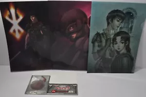 Carpeta de archivo transparente BERSERK Guts & Femto Casca Charlotte 3 tipos con marcador - Imagen 1 de 11