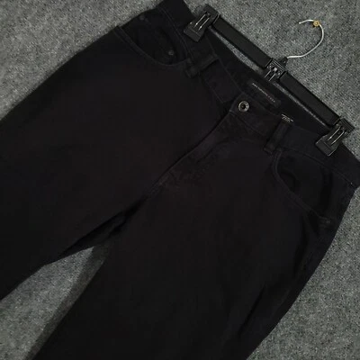 John Varvatos Star USA Jeans Men's 33x27 Black Denim Straight Leg Cotton - Image 1 of 4