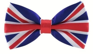 Union Jack Or American Bow Tie Wedding Prom   Costume Fancy Dress Clip - Picture 1 of 13