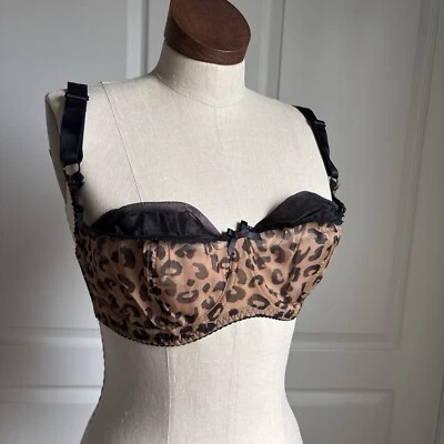 Style 4700 Leopard Empress Plunge Bra - Image 1 of 4