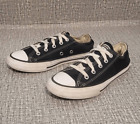 CONVERSE All-Star Chuck Taylor Black Low Top Sneakers Size 1 Youth
