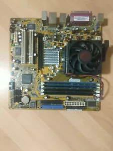 ASUS A8N-VM Micro ATX Motherboard + Athlon64 3500+ 2.2GHZ CPU and 1GB - NVIDIA - Picture 1 of 4