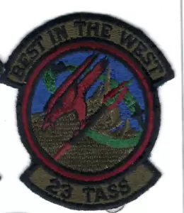 PATCH USAF 23. TAKTISCHE LUFTUNTERSTÜTZUNG SQ TASS SUBD PG88 - Bild 1 von 1