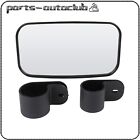 Utv Rear View Side Center Mirror Set 1.5" 1.75" 2" Bar For Polaris Rzr Ranger