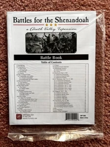 Battles for the Shenandoah expansion to Death Valley by GMT Games NEW 2022 mint - Picture 1 of 2