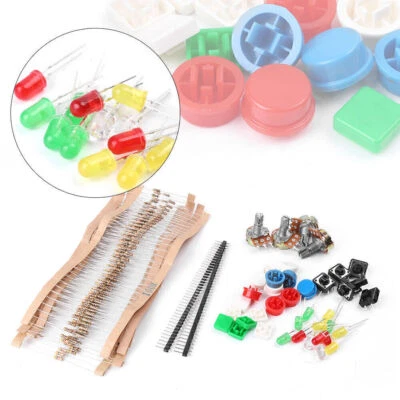 Lot Electronic Parts Pack KIT for ARDUINO Components Resistors Switch Button - Image 1 of 4