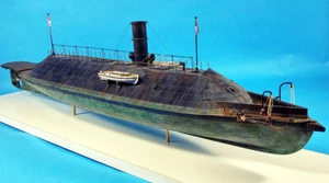 1/96 CIM 96-011 - C.S.S. Virginia Civil War Confederate Iron Clad  35" Long - Picture 1 of 4
