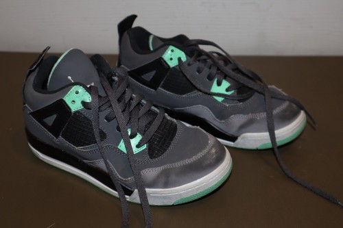Scarpe Jordan 4 Retro Low Green Glow taglia 1Y 308499 033