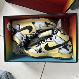 Nike Dunk High 1985 Black Acid Wash SP UK8.5 (NEW) - Picture 1 of 5