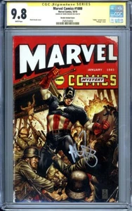MARVEL COMICS #1000 - Copertina variante Brooks - CGC 9.8 firmata da Mark Brooks 10/19 - Foto 1 di 2