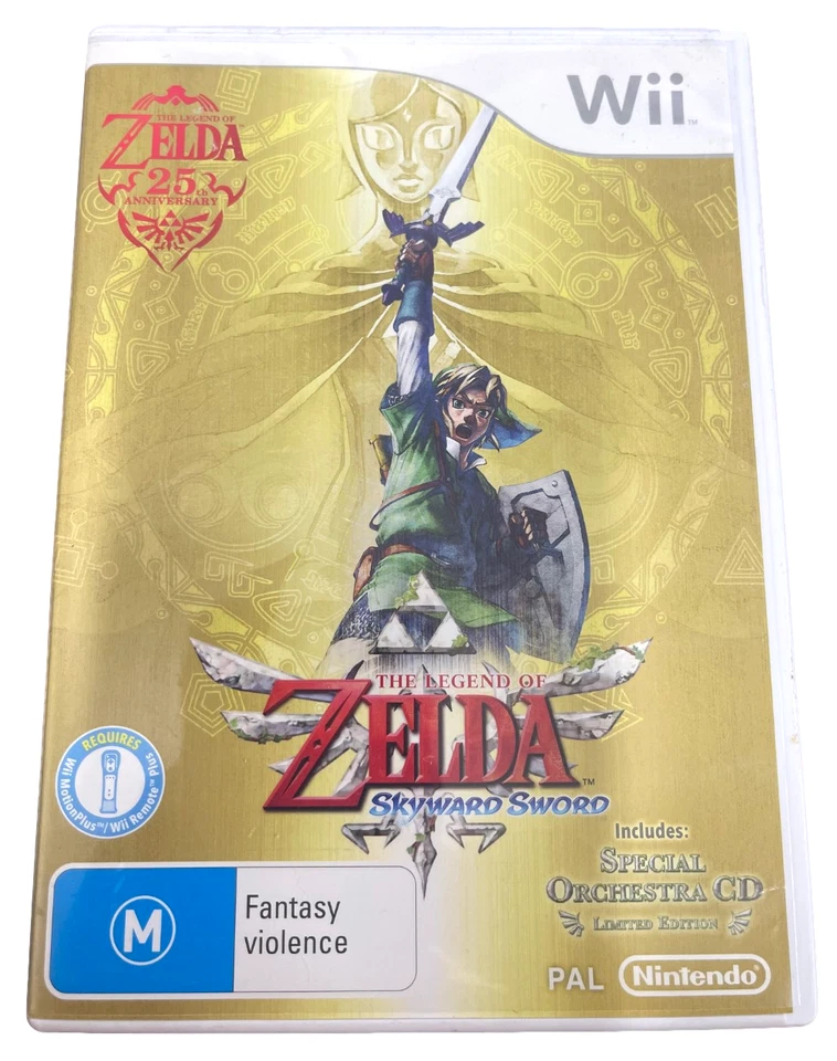 The Legend of Zelda Skyward Sword Nintendo Wii PAL *Completo con CD extra* Foto 1 de 1