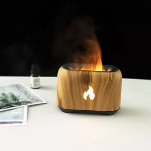 Ultrasonic Aromatherapy Machine Flame Color Light Spray Sleep Humidifier USB - Picture 1 of 12