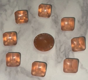 Vintage 9  Czech Glass Buttons Button Lot 101-34 - Picture 1 of 9