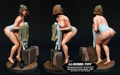 Kit de modelo de 30 cm de altura soldado feminino QUENTE NSFW impressão 3D figura estátua sem pintura - Imagem 1 de 3