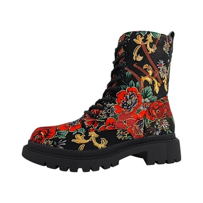 La Strada Damenschuhe Schnürstiefel Mehrfarbig Freizeit