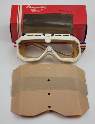 Gafas deportivas vintage EN CAJA marca designada #73-10 con lentes intercambiables Foto 1 de 4