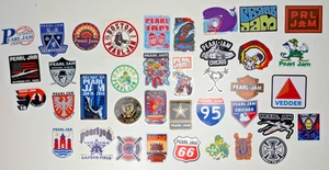Lote de 38 pegatinas surtidas Pearl Jam ¡Raras! - Imagen 1 de 8